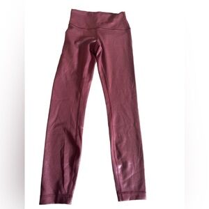 Lululemon Wunder Train Shine Maroon 4
